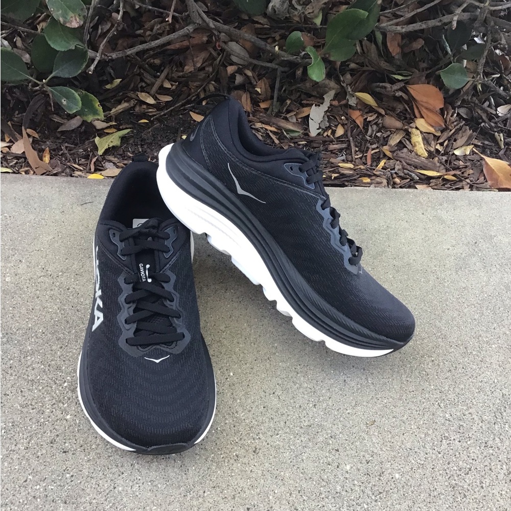Hoka One One Gaviota 5 Mens Black Running Shoes - Lightweight Cushioning